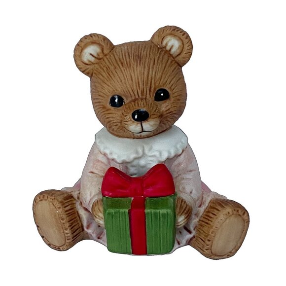 Three Vintage Homeco Holiday Ceramic Bears: Christmas Decor - Picture 3 of 6